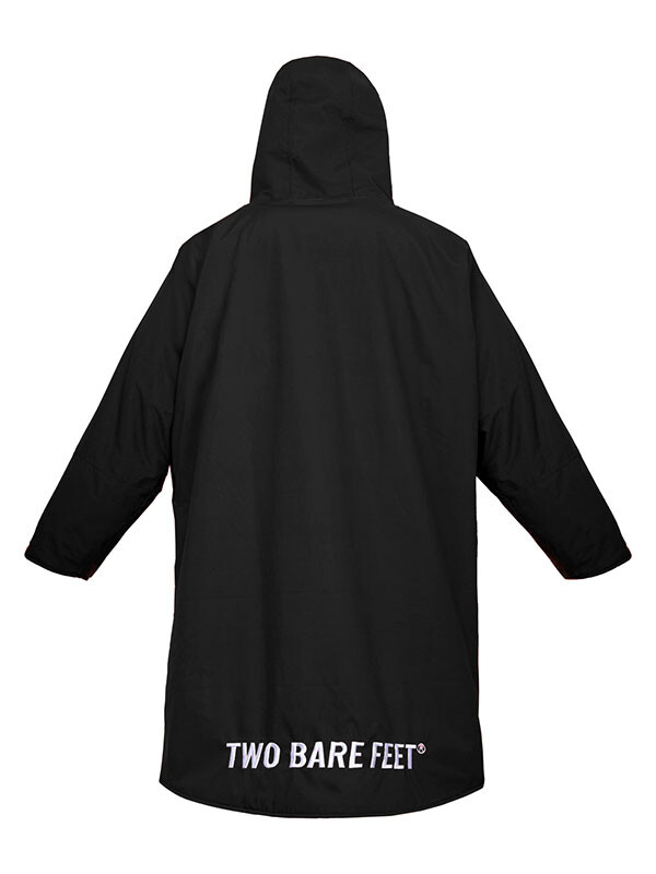 Rear of a weatherproof changing robe
