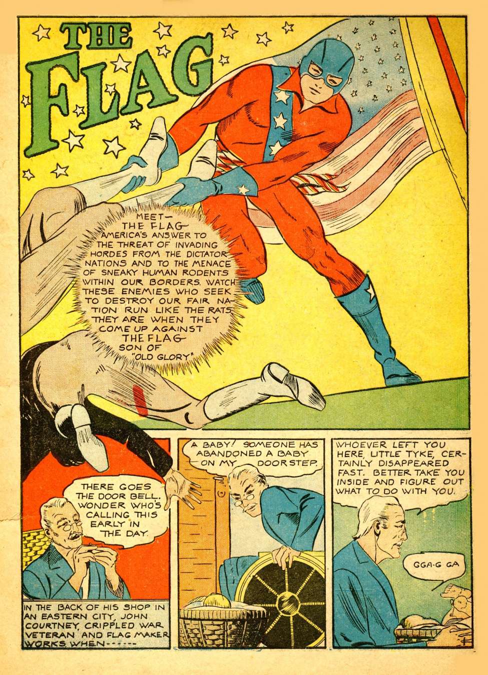 Our Flag Comics  No 2.  Preview Page