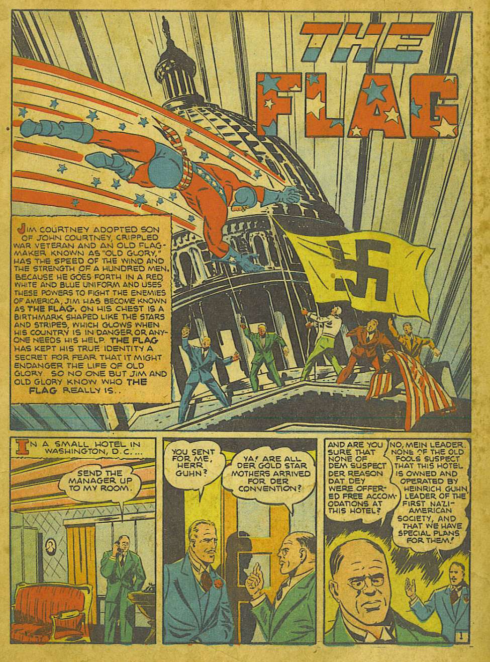 Our Flag Comics, No 3. Preview Page