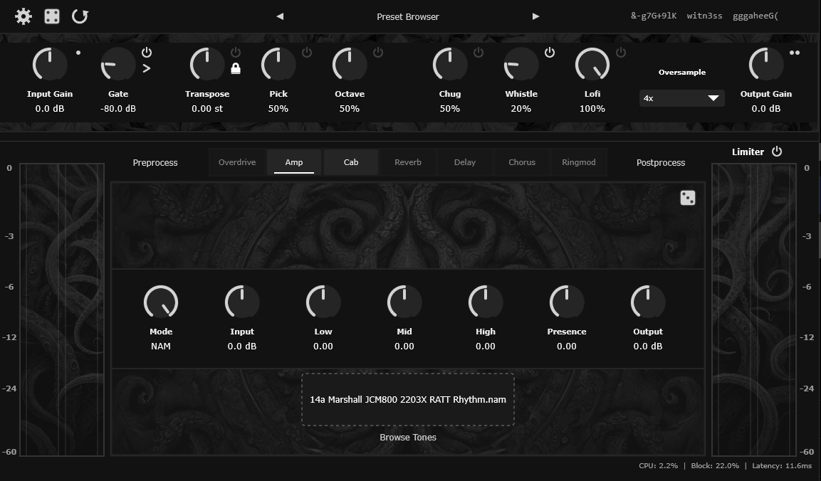 Altar interface screenshot