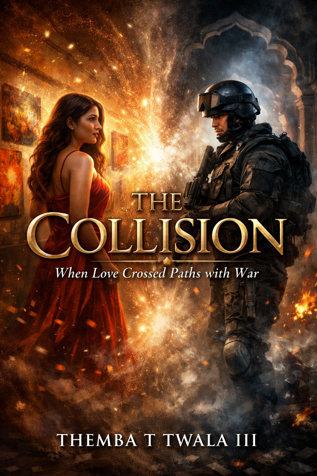 The Collision: A heartfelt tale of first love, sacrifice, and destiny between a spirited student and a soldier bound by duty.