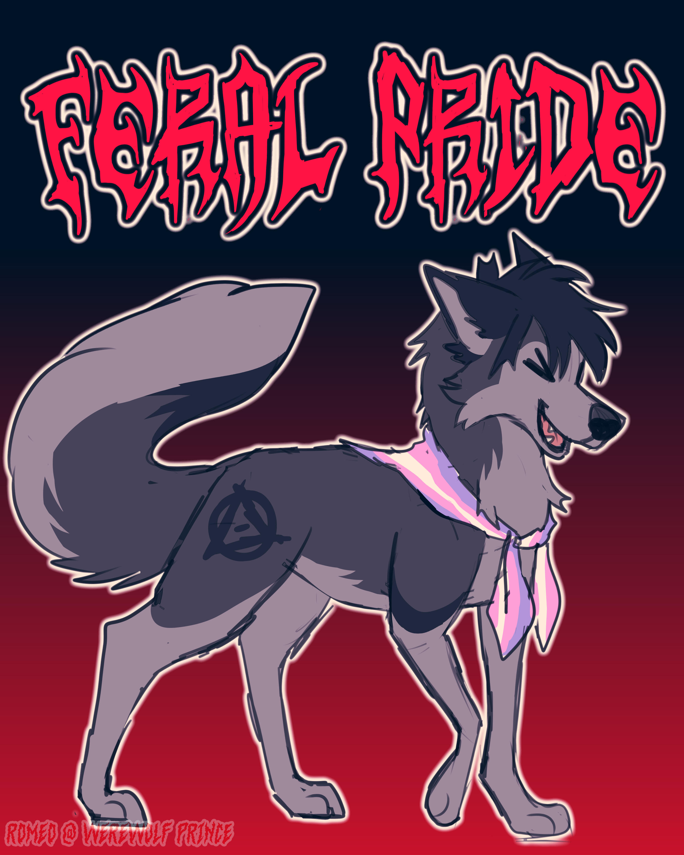 Free Feral Pride Line Art Base - Payhip