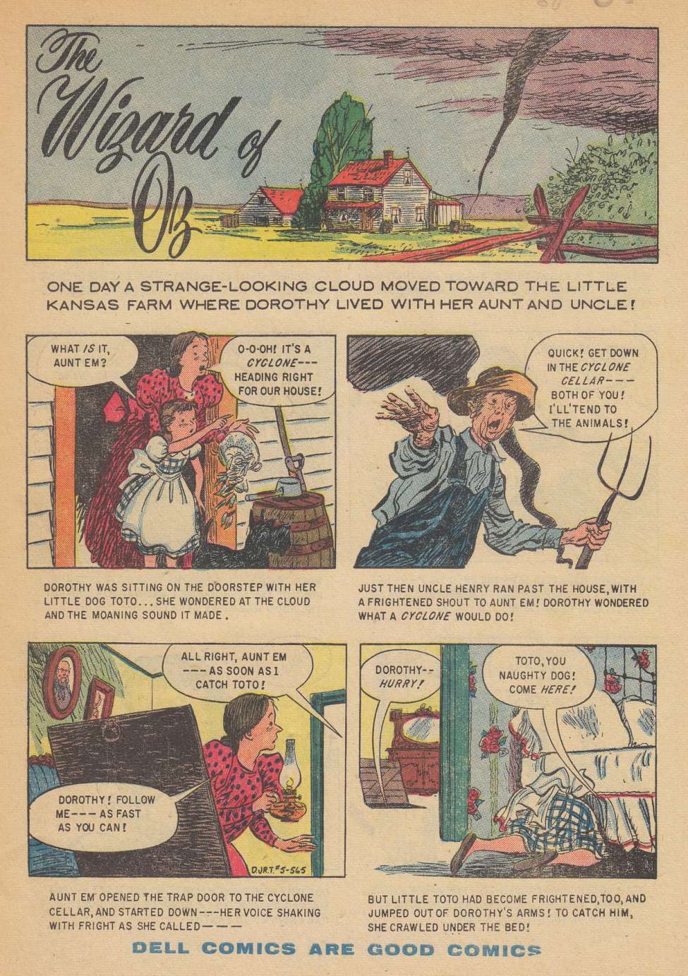 Wizard of Oz, Preview Page.
