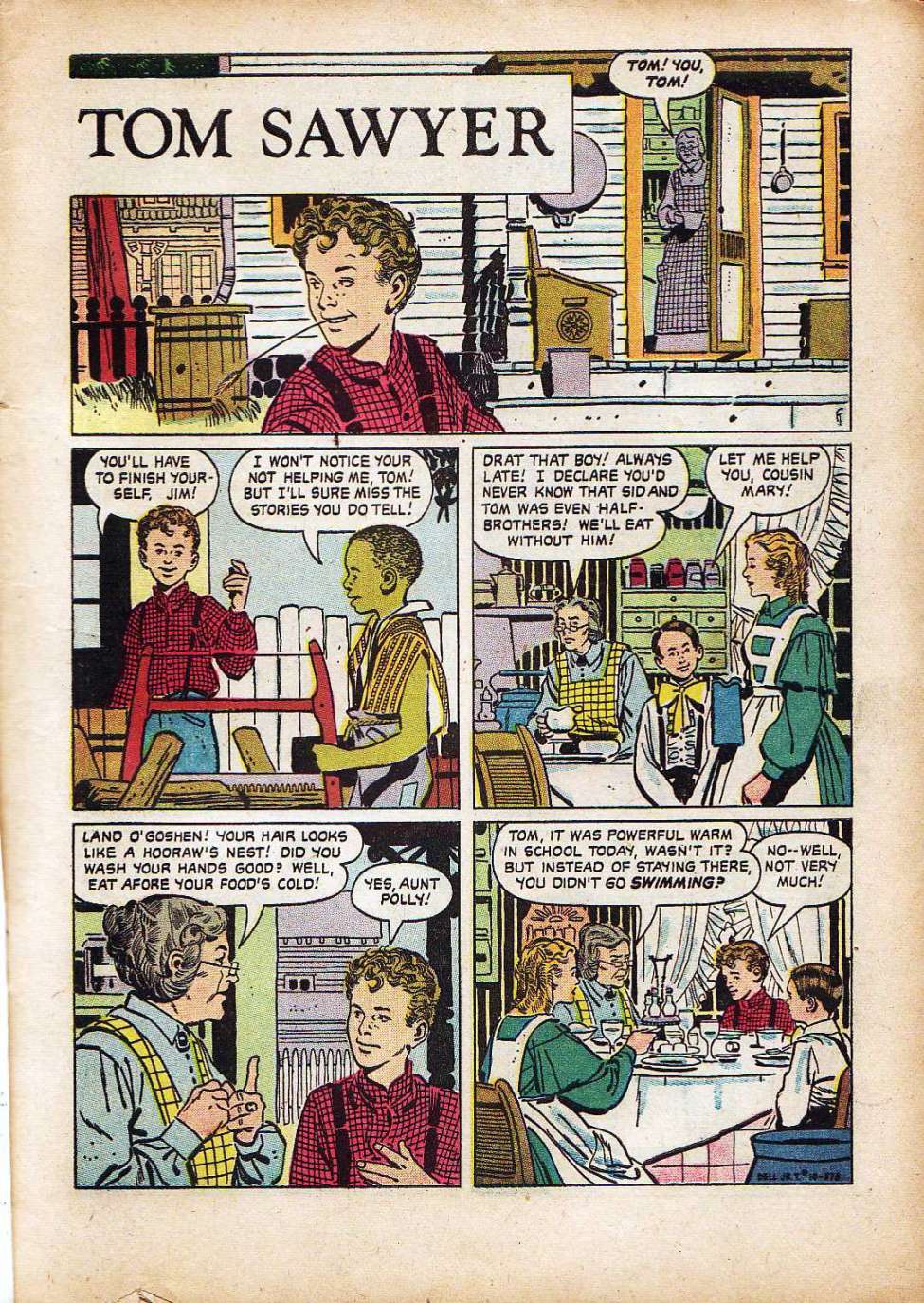 Tomorrow Sawyer, Classic Comics, Preview Page