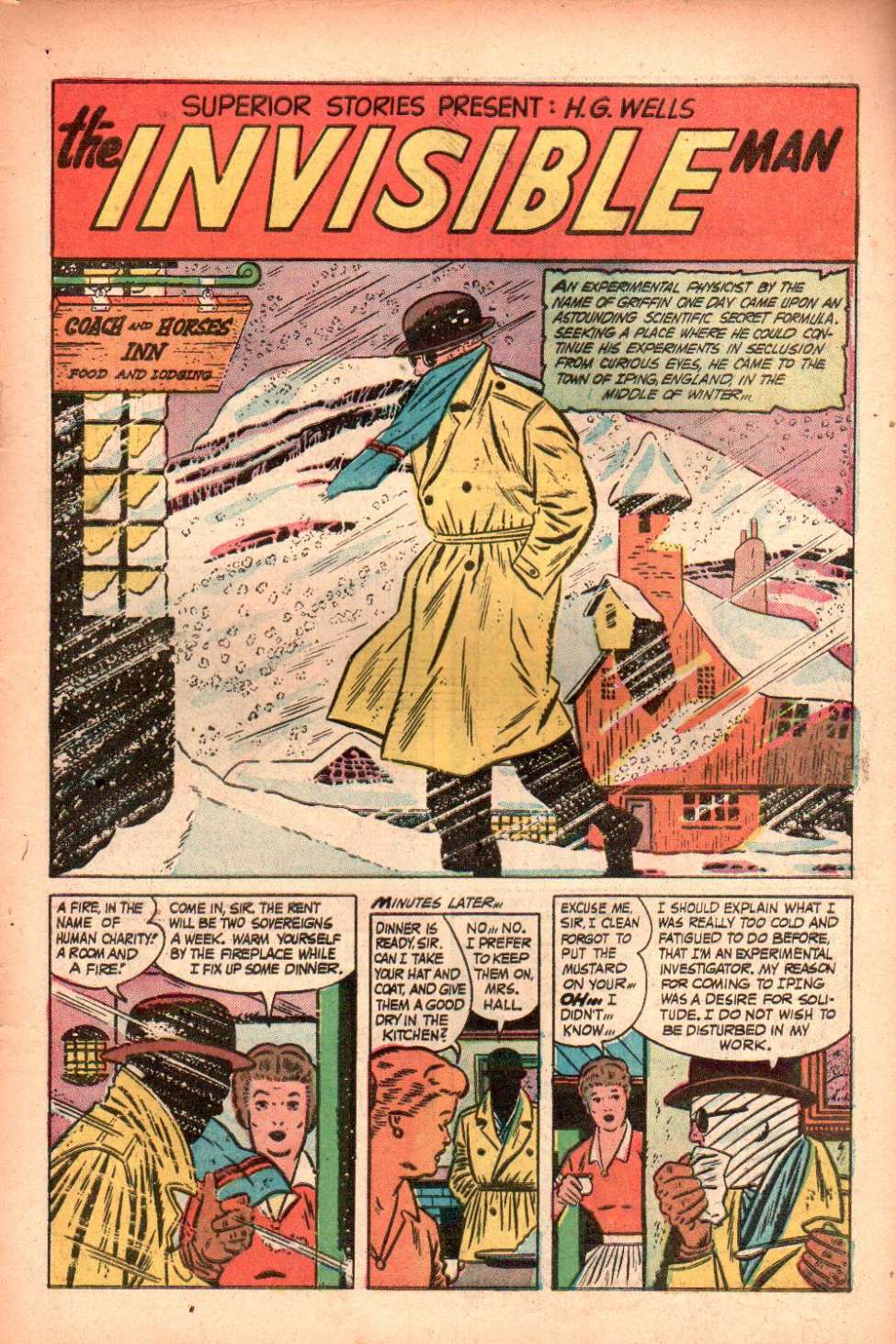 The Invisible Man,  Preview Page.