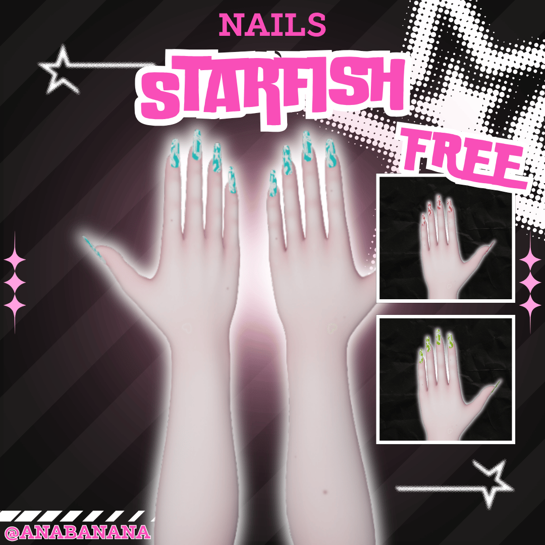 🌊 Starfish Nails | Vrbase FREE