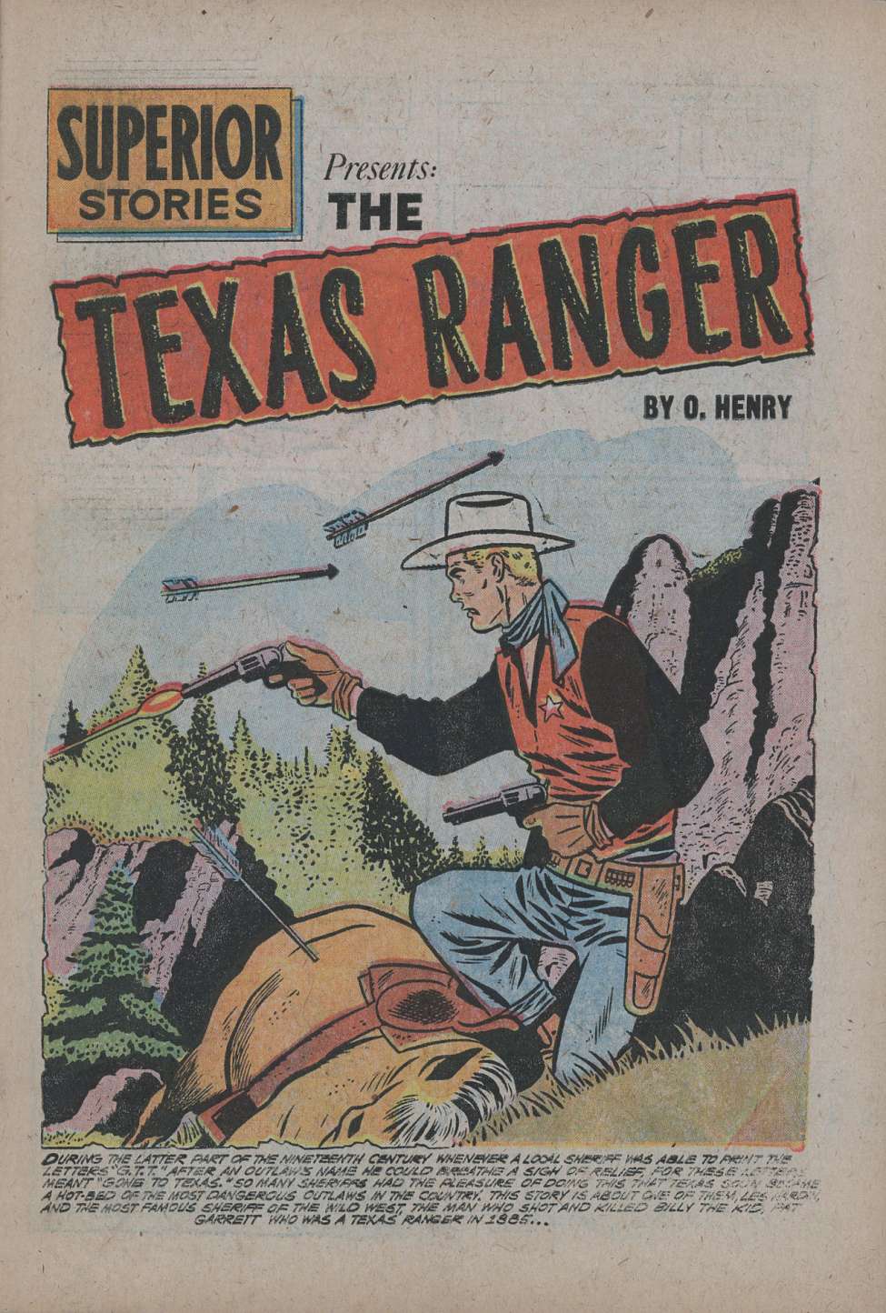 Texas Ranger, Preview Page.