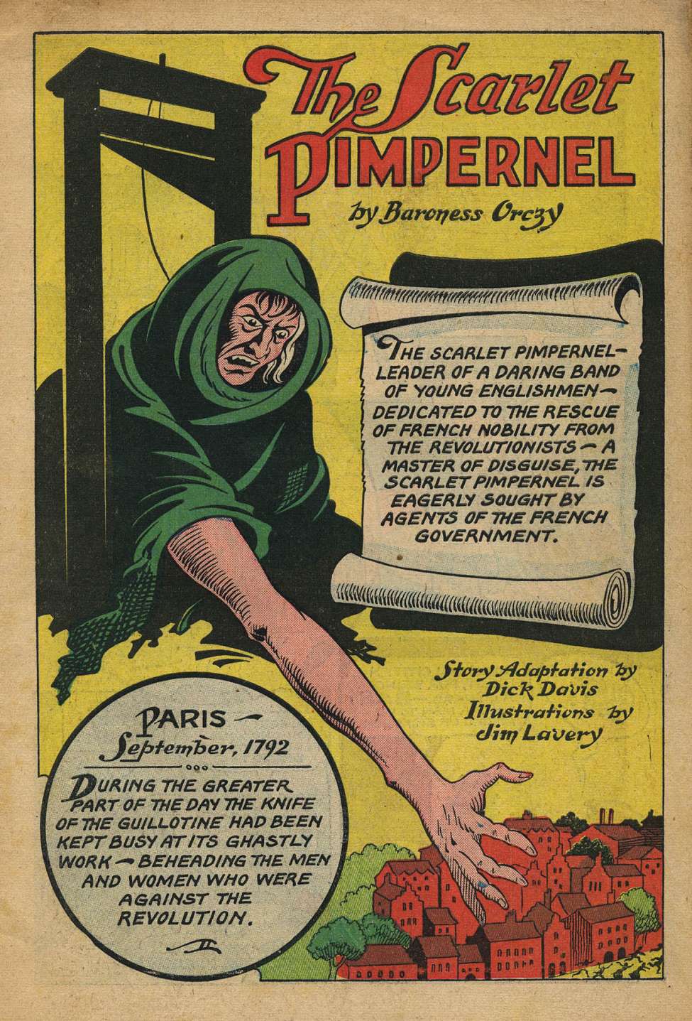 The Scarlett Pimpenel, Preview Page.