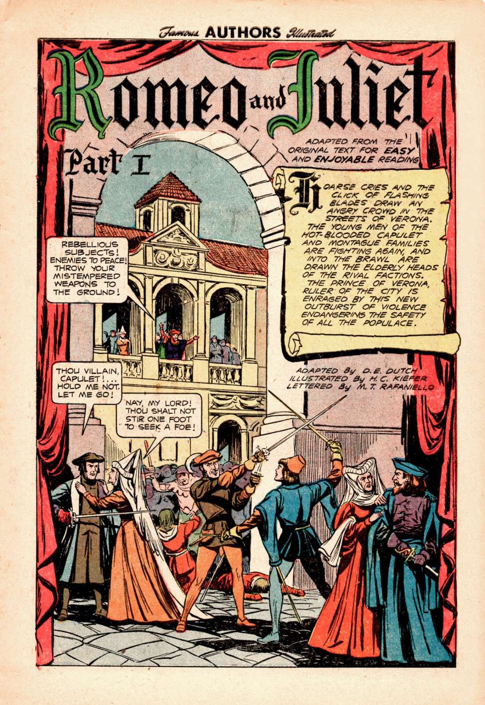 Romeo and Juliet, Preview Page.