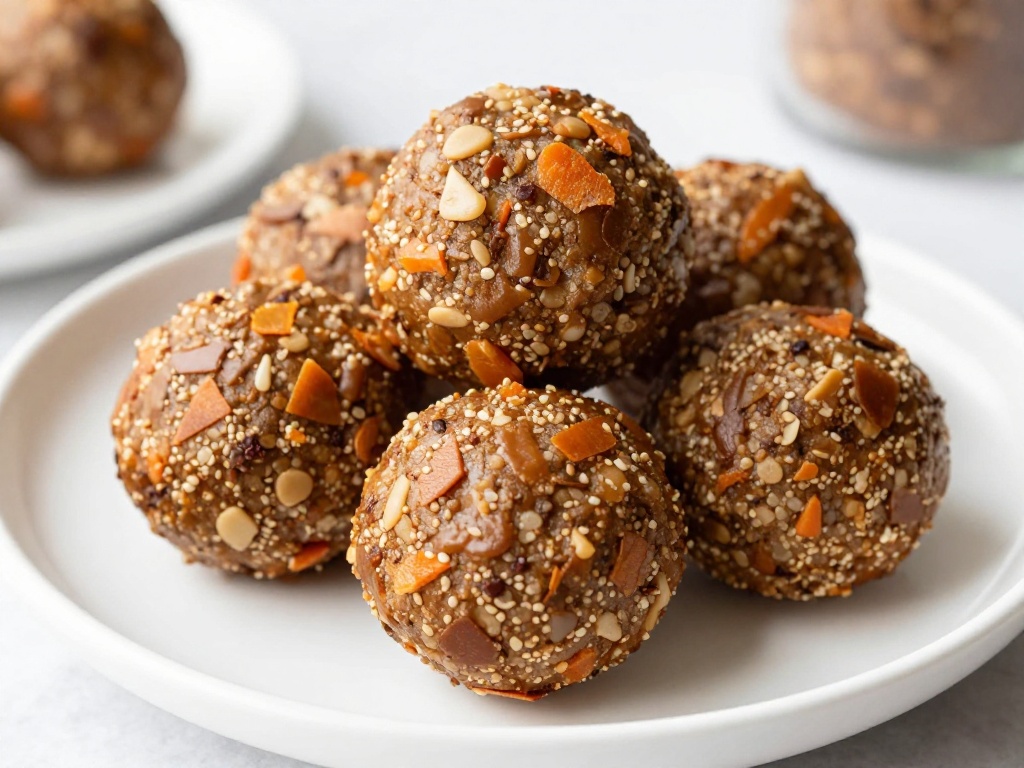 Carrot Cake Protein Balls Without Protein Powder
