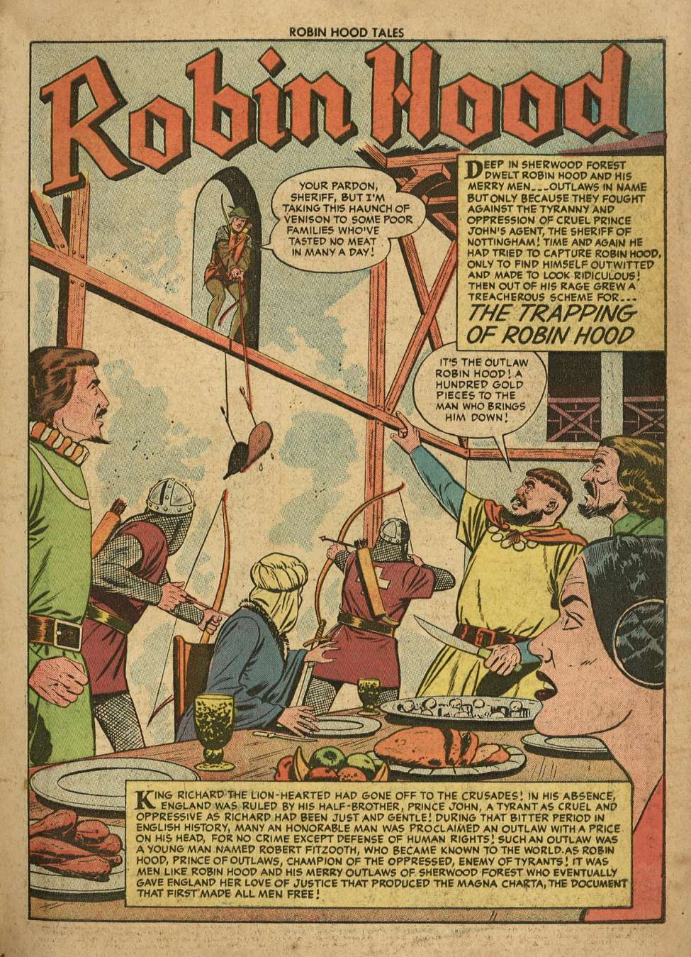 Robin Hood Ta, No. 1. Preview Page.