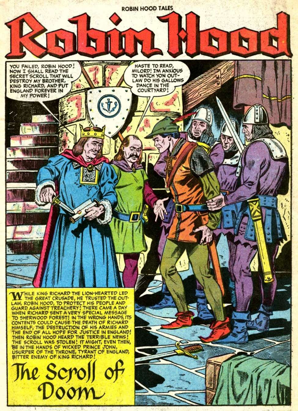 Robin Hood Tales,  No 3.  Preview Page.