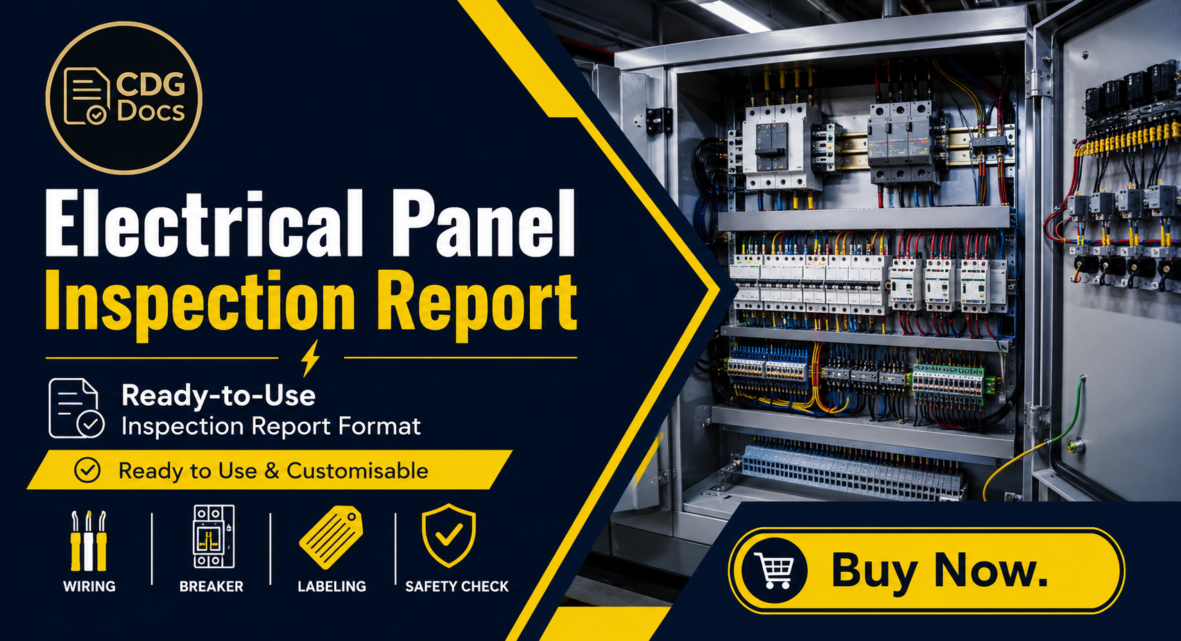 Electrical Panel Inspection Report Template | Electrical Control Panel ...