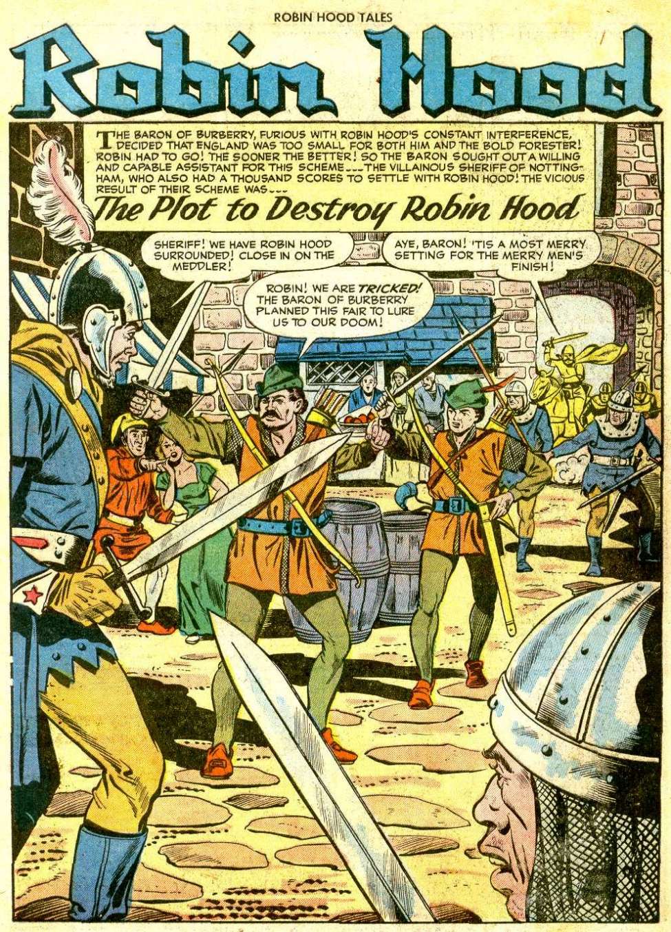 Robin Hood Tales, No 6. Preview Page.