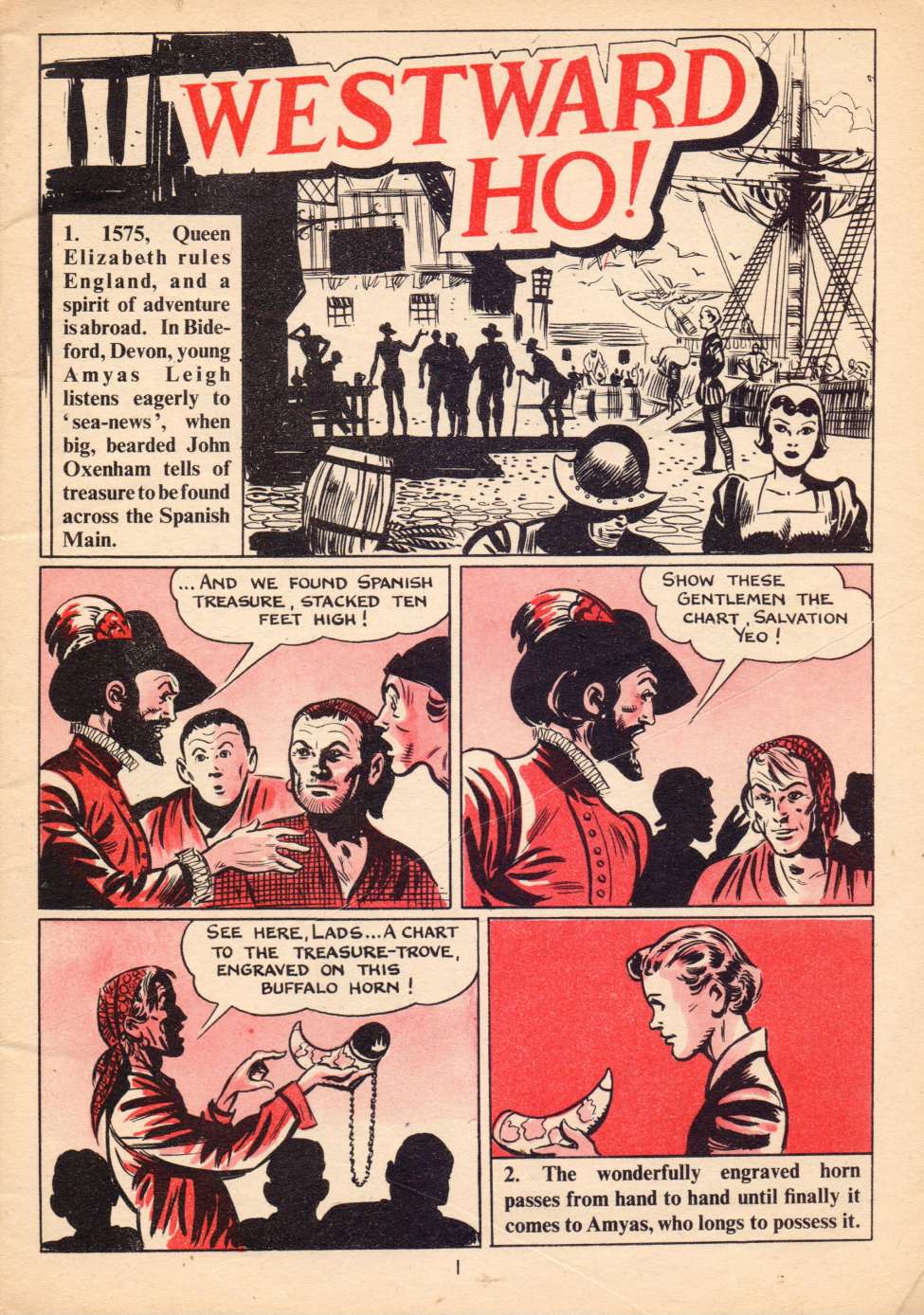 Westward Ho.   Preview Page.