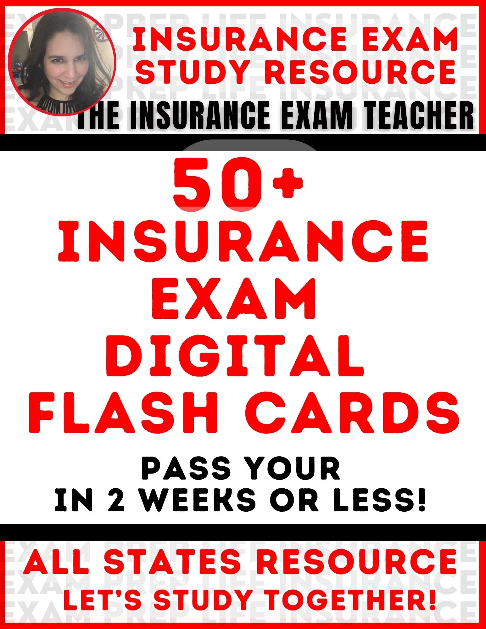 Insure One Test Card 50 Insurance Exam Digital Flash Cards - Payhip