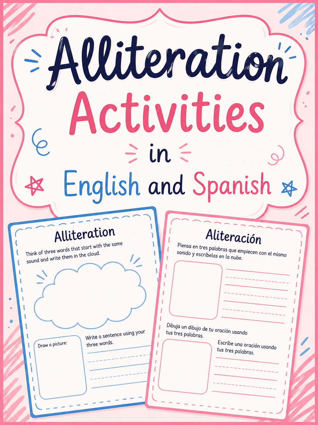 Alliteration Activities | English & Spanish Language Practice