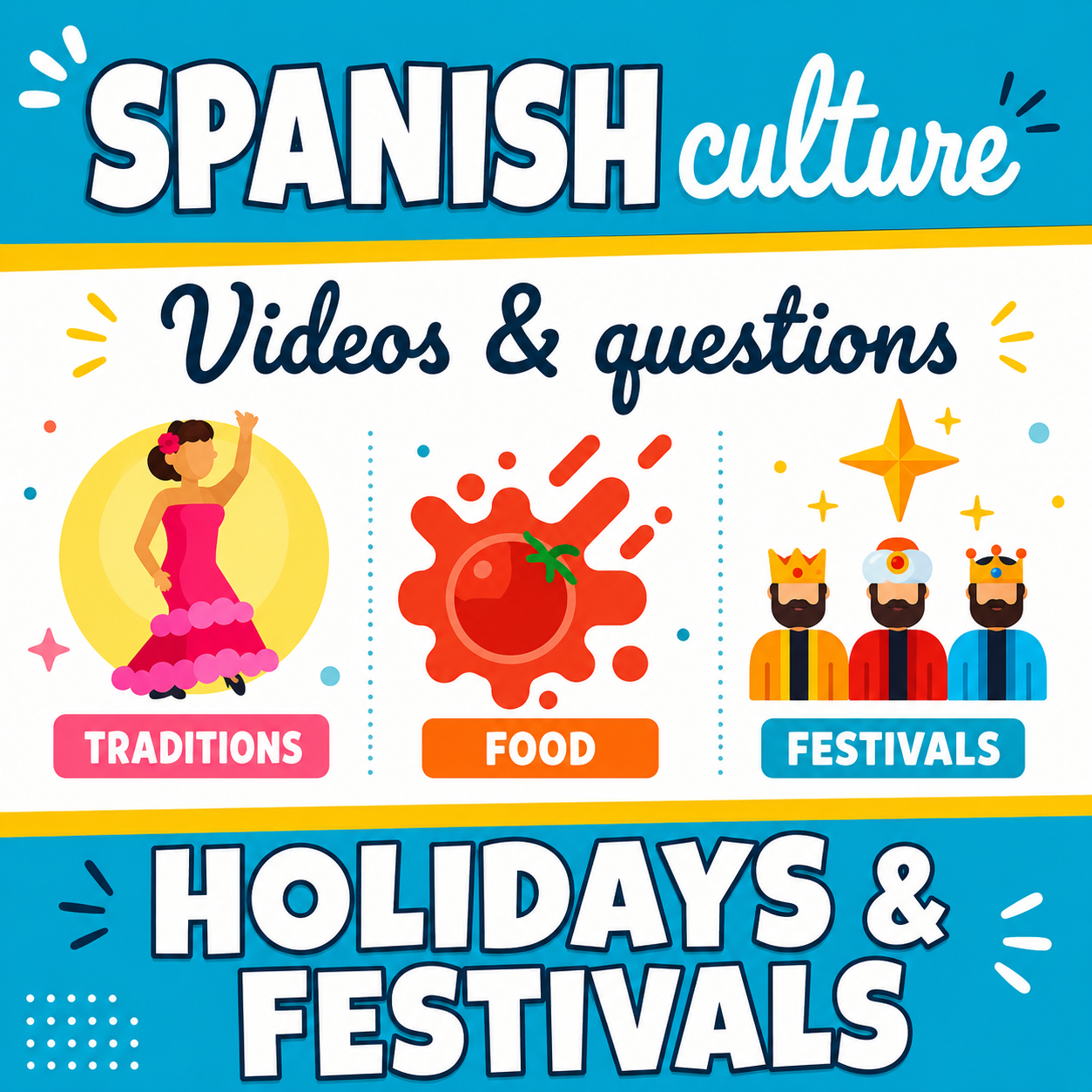 Holidays & Celebrations in Spanish-Speaking Countries | Video Lesson & Sub Plans