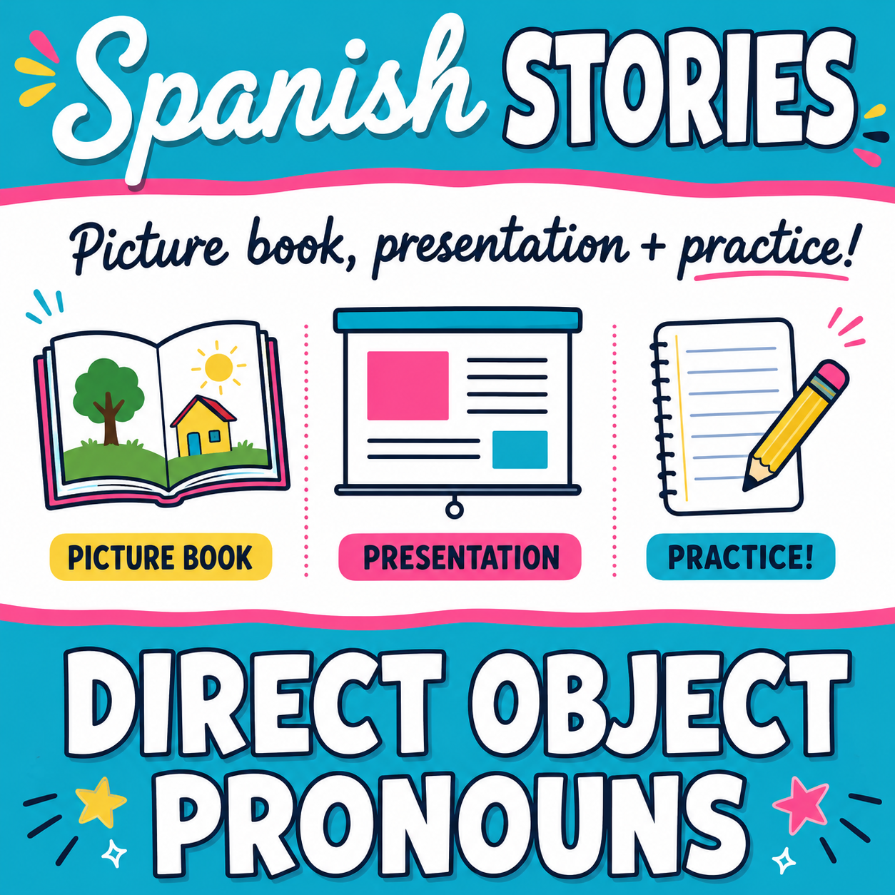 Direct Object Pronouns in Spanish | Objetos Directos Reading & Grammar Activities