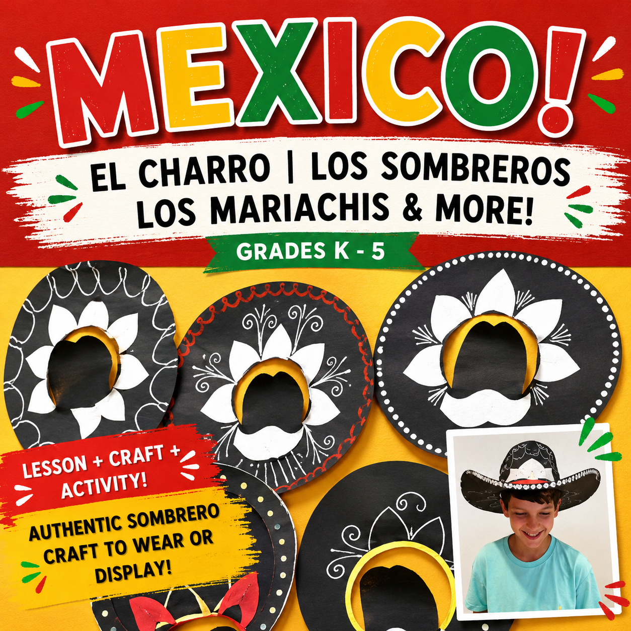 Mexican Culture Activities | Clothing, Mariachi Music, Sombrero Craft & Dance