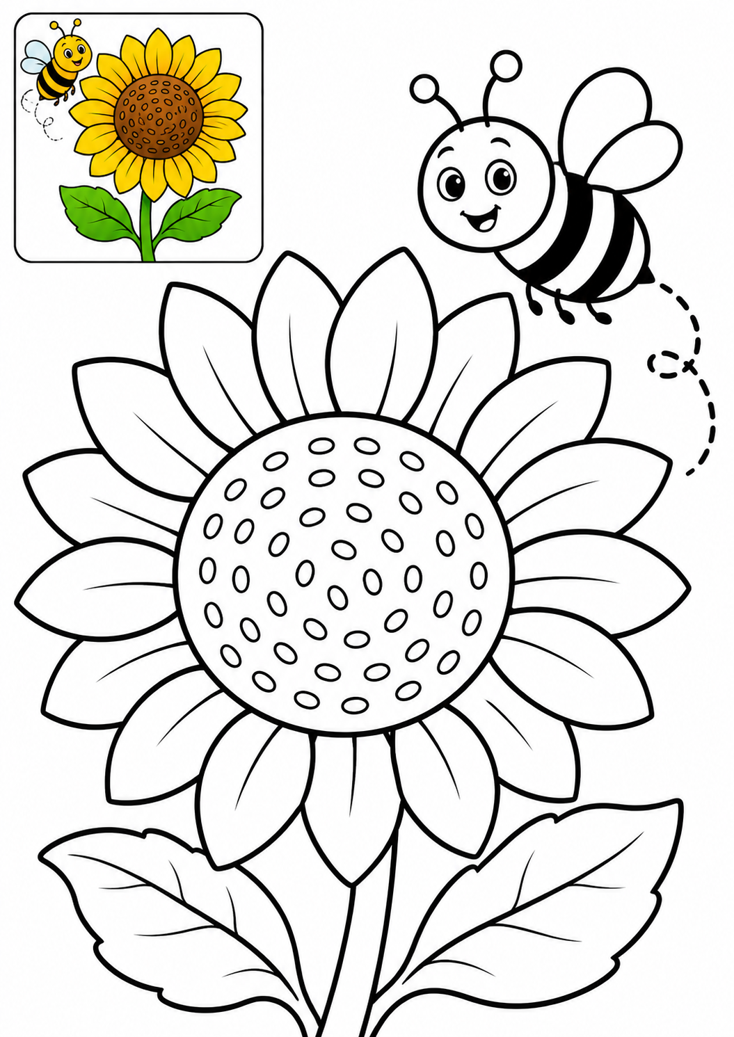 Flowers Coloring Book