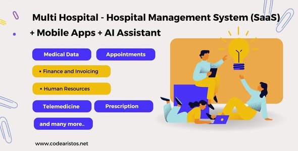 Multi Hospital – Complete Hospital Management System | AI Powered | SaaS | PHP CodeIgniter