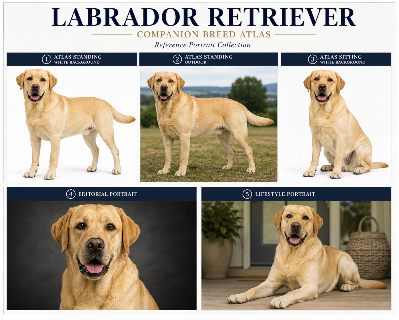 Real Life Labrador Portraits Labrador Retriever | My Best Friend | 4 Paws for Life™ - Payhip