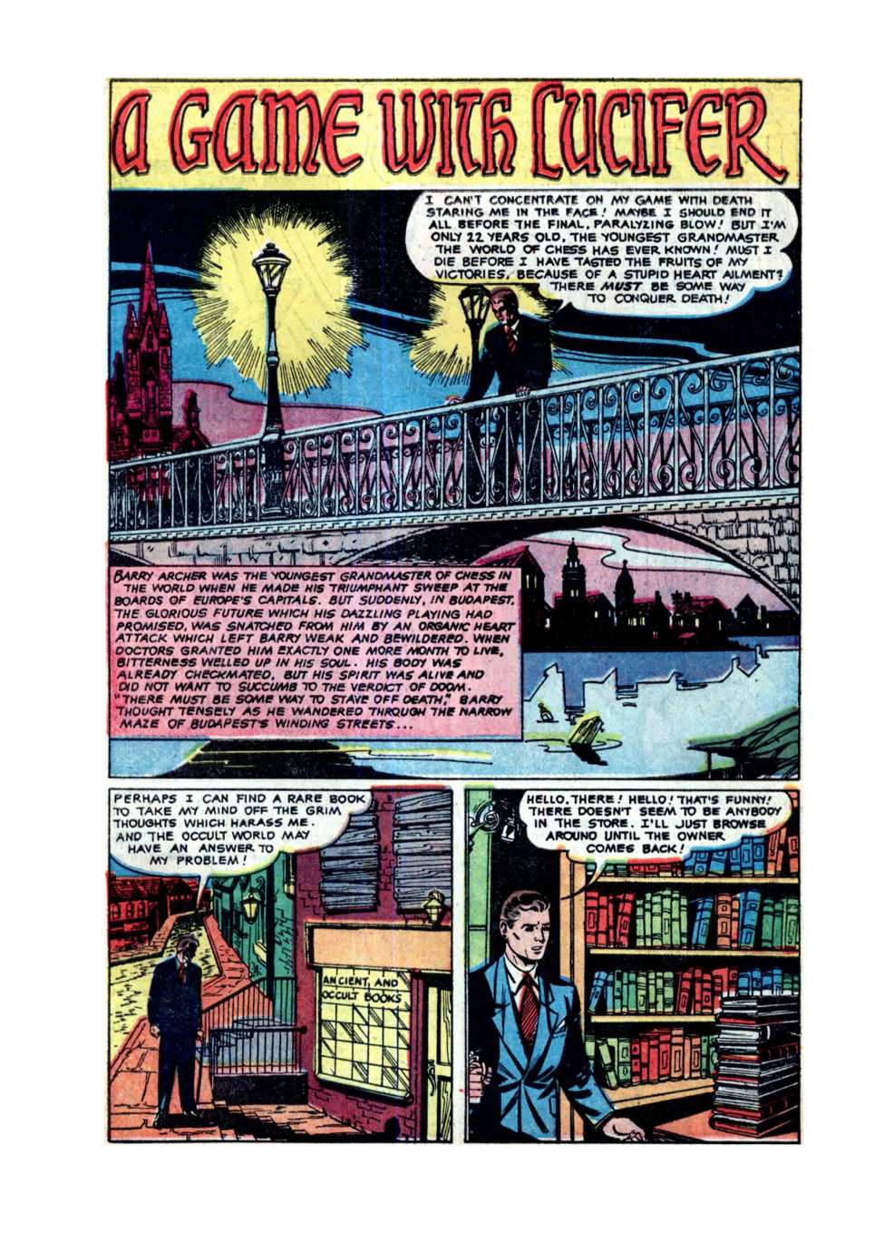 Baffling Mysteries, No 7. Preview Page.