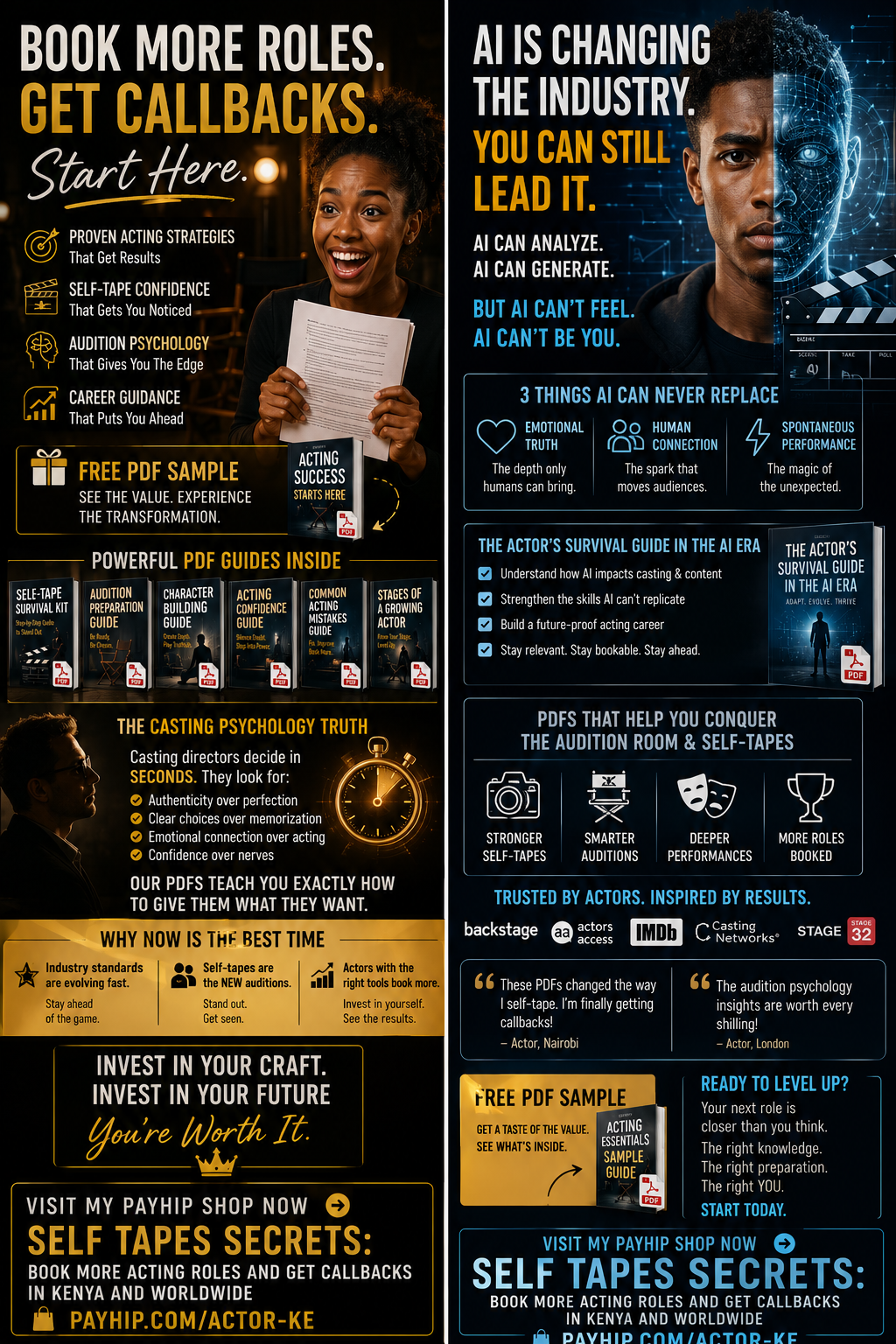 ACTING BLUEPRINT : FROM SELF TAPES TO CAREER LONGEVITY