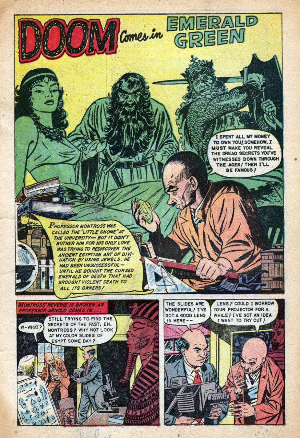 Baffling Mysteries,  No 16.  Preview Page.