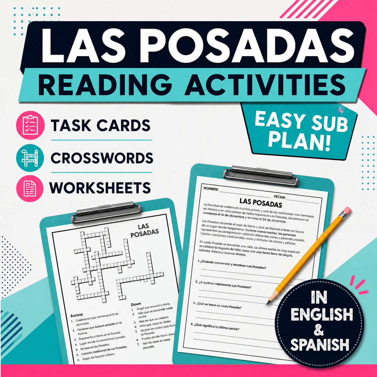 Las Posadas Reading Activities | Spanish Christmas Culture Lesson