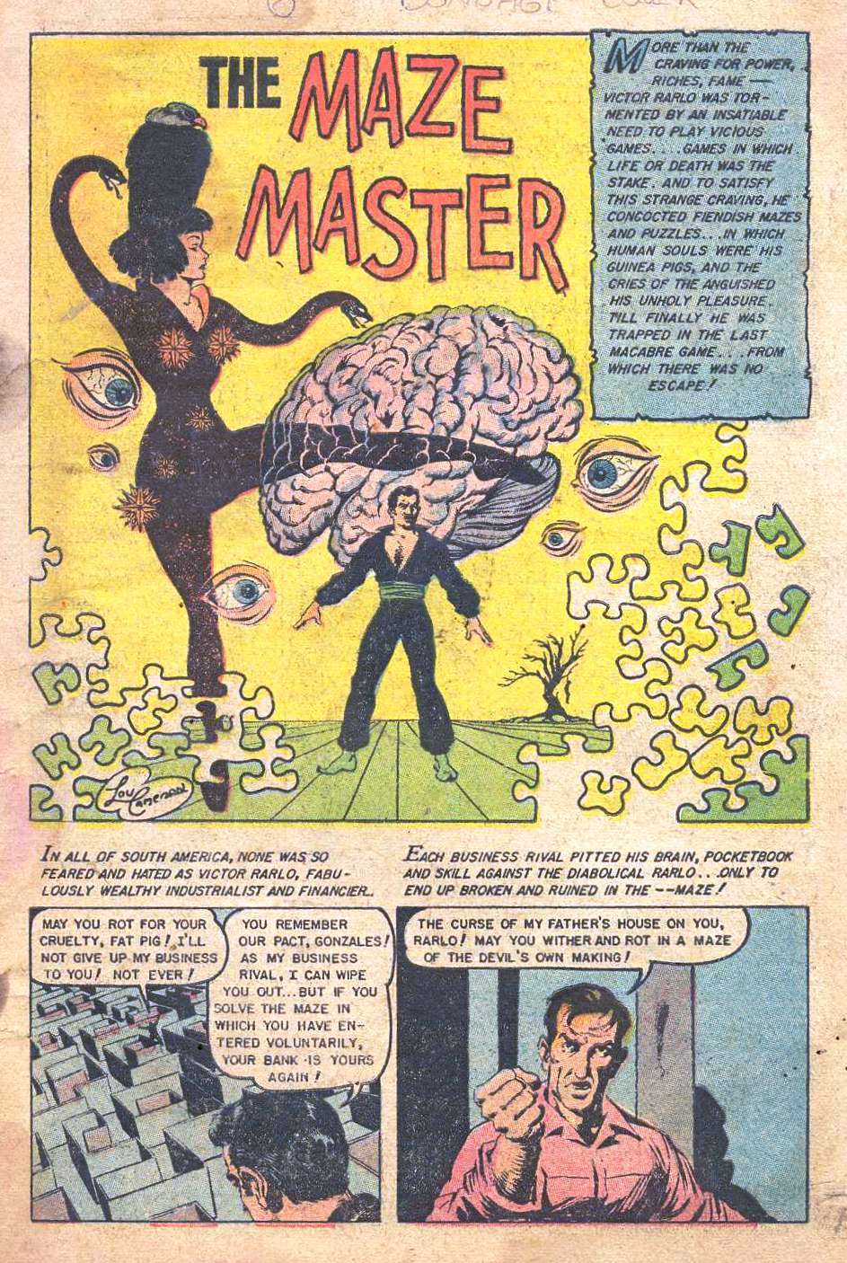 Baffling Mysteries, No 20. Preview Page.