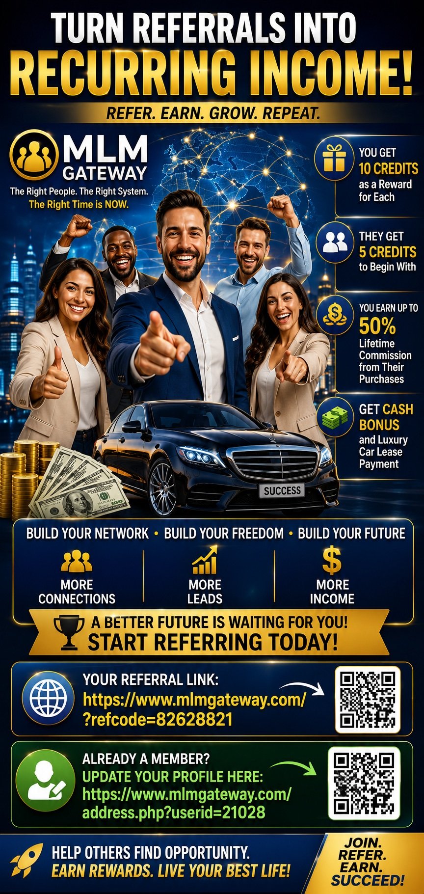 Turn Referrals Into Recurring Income. Get Targeted Leads Dr DMM University