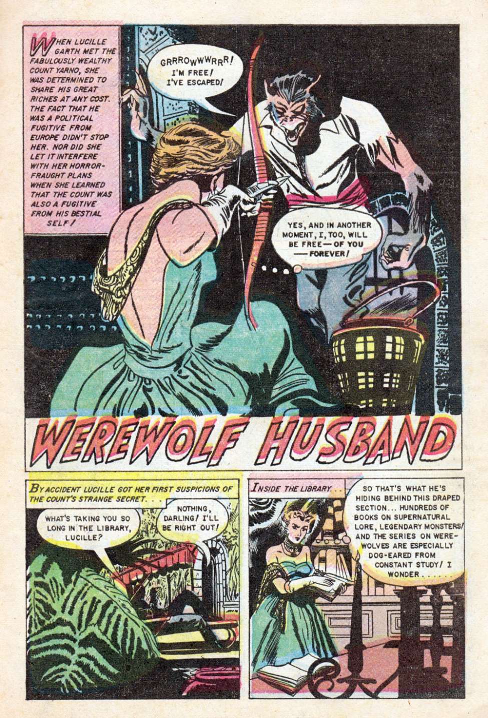 Baffling Mysteries, No 23. Preview Page.