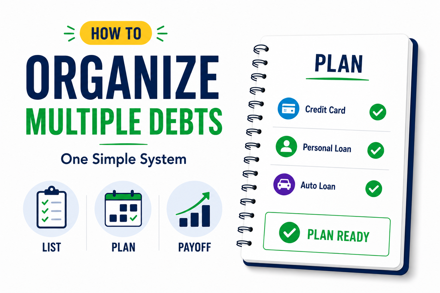 How to Organize Multiple Debts in One Simple System