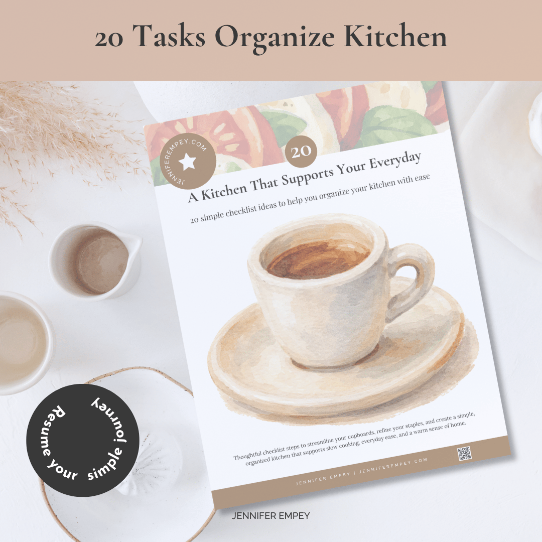 20 Tasks Organize Kitchen