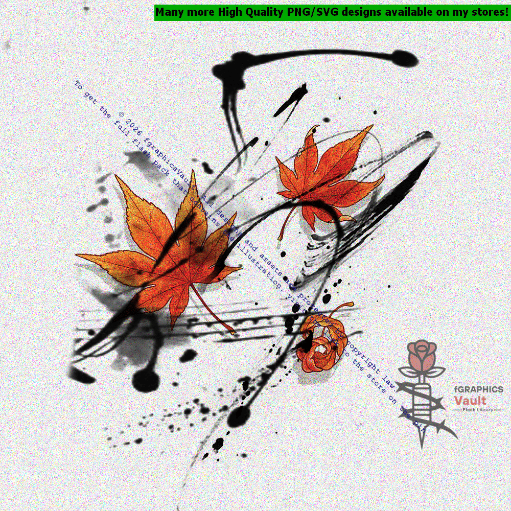 Japanese Autumn Leaves Flash Collection