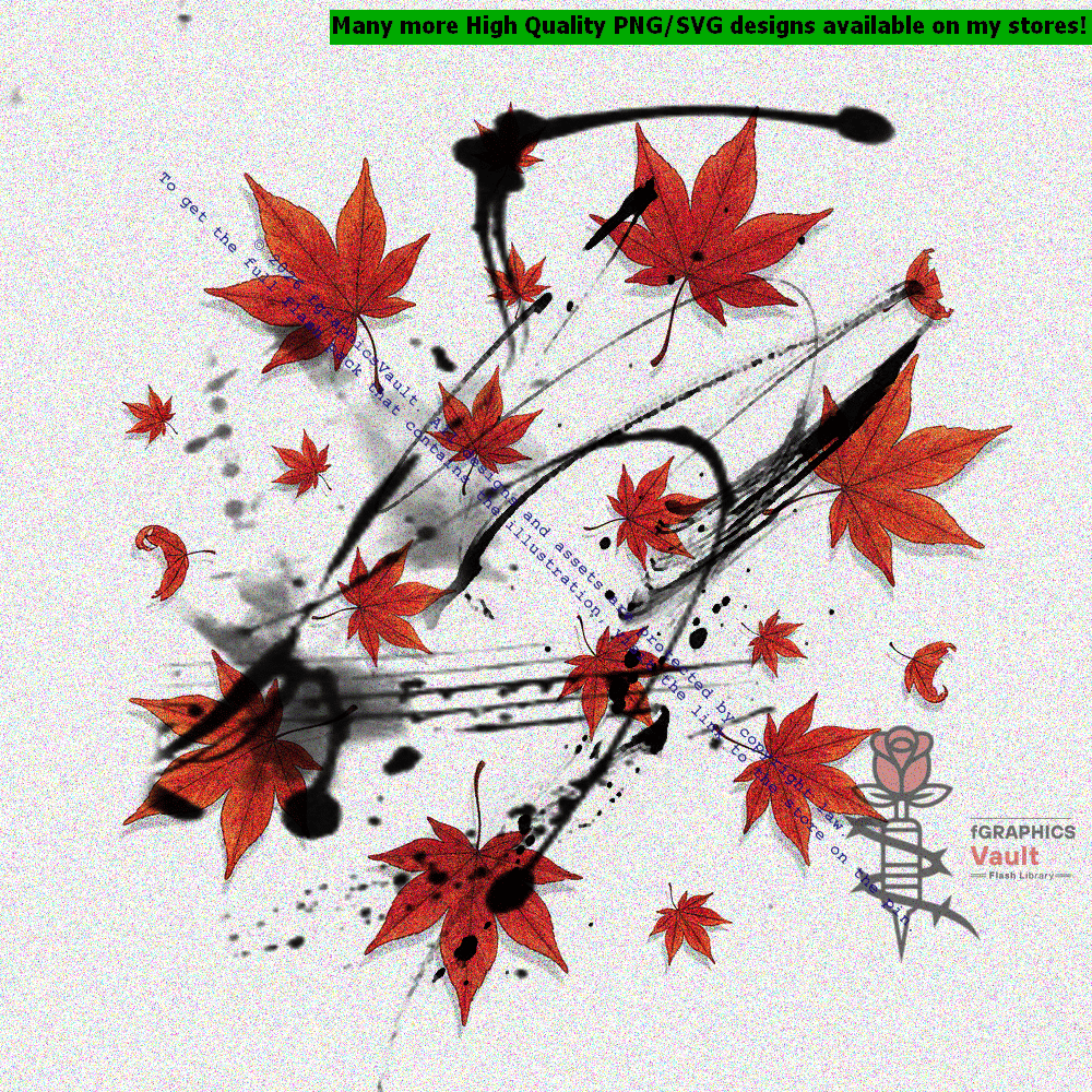 Traditional Japanese Momiji Tattoo Artwork