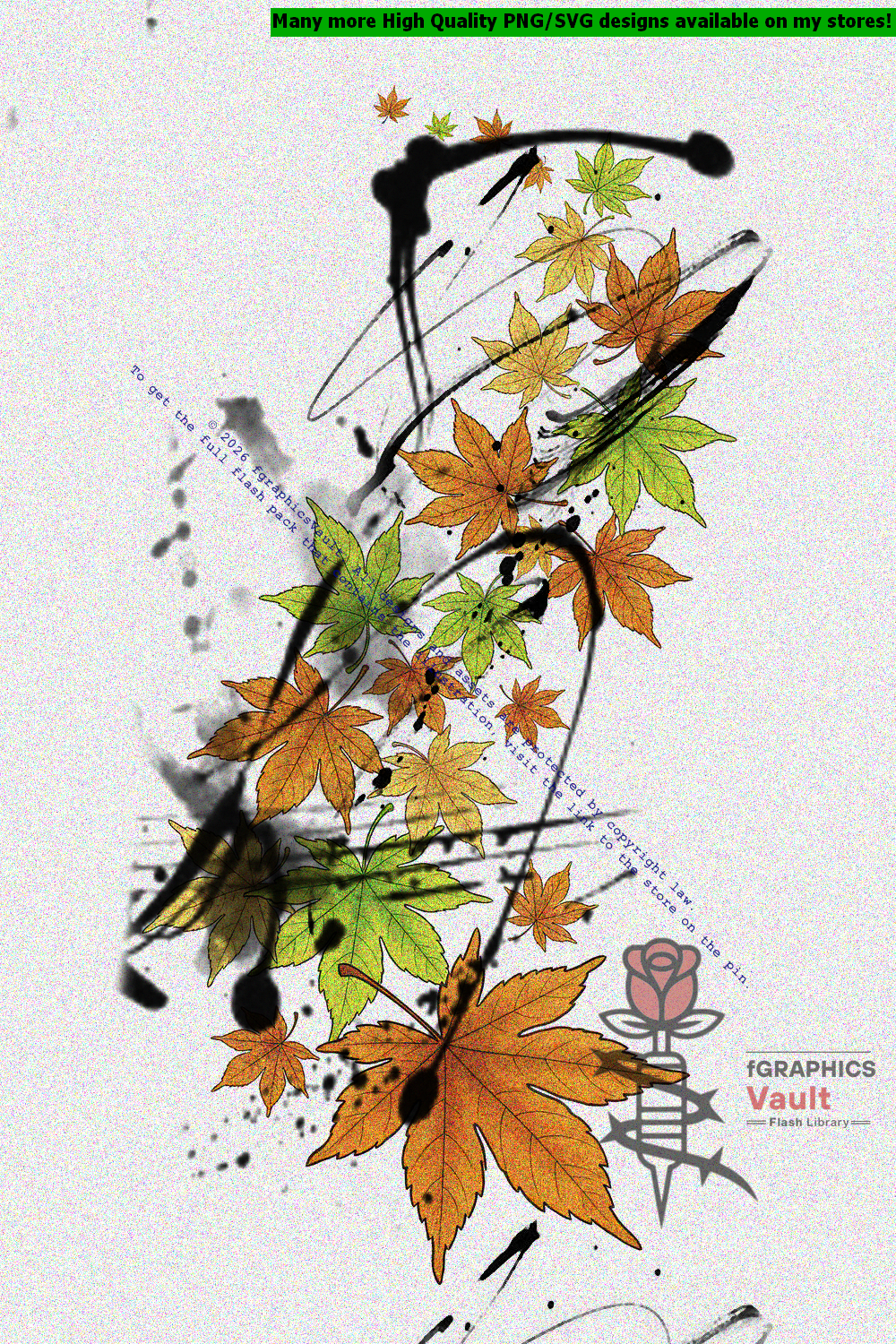 Autumn Maple Leaf Tattoo References
