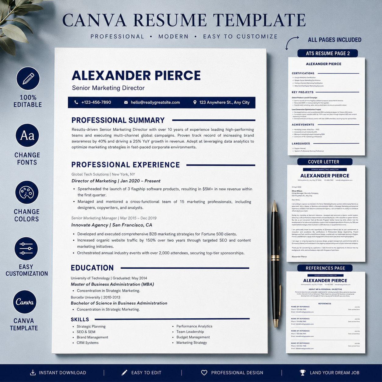 resume template