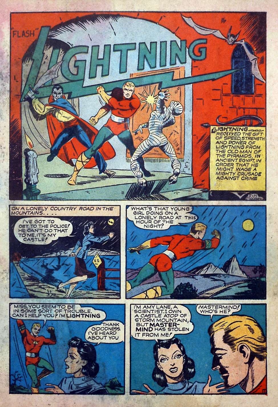 Lightning Comics, Vol 2 No 1. Preview.