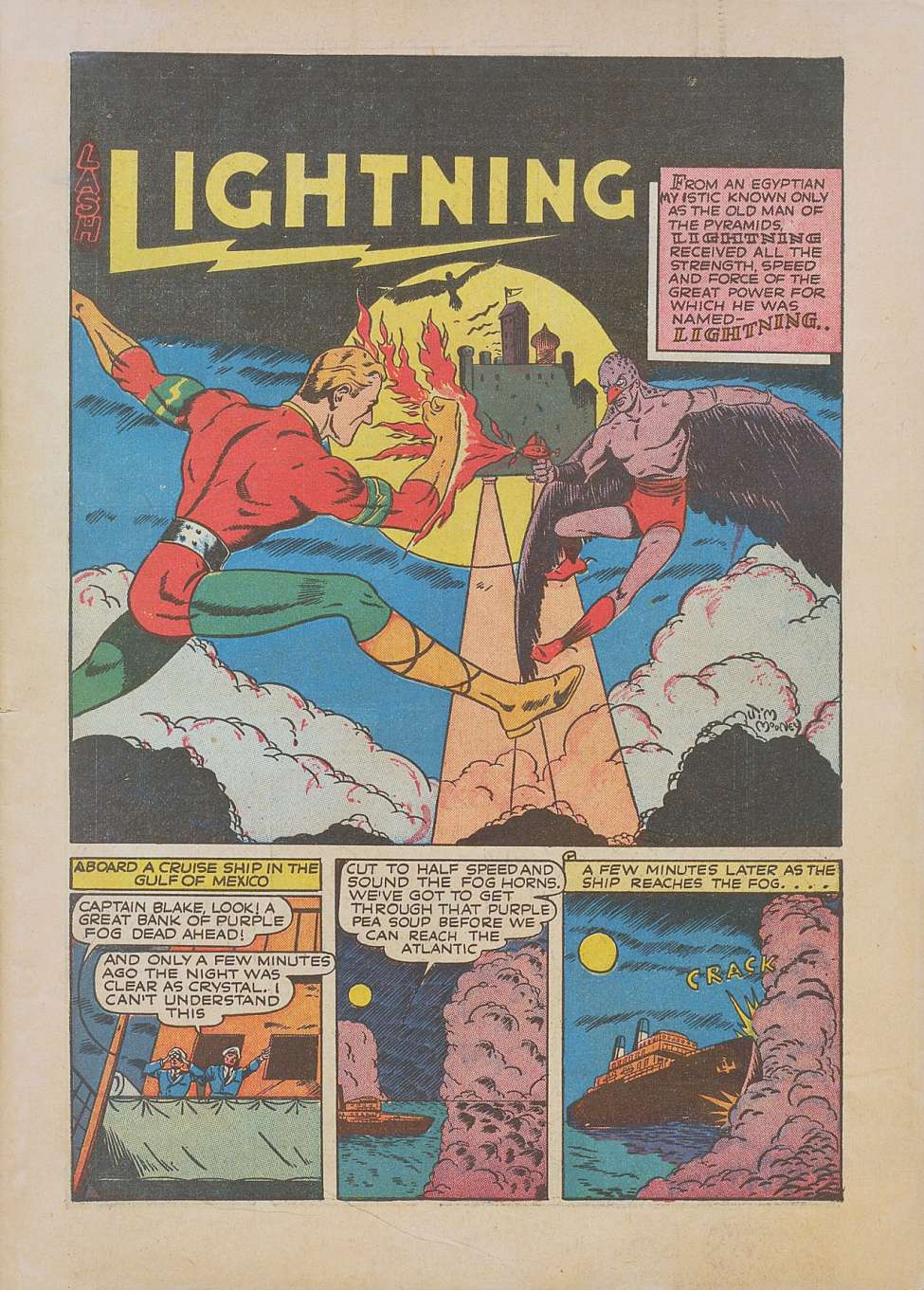 Lightning Comics, Vol 2 No 5. Preview Page.