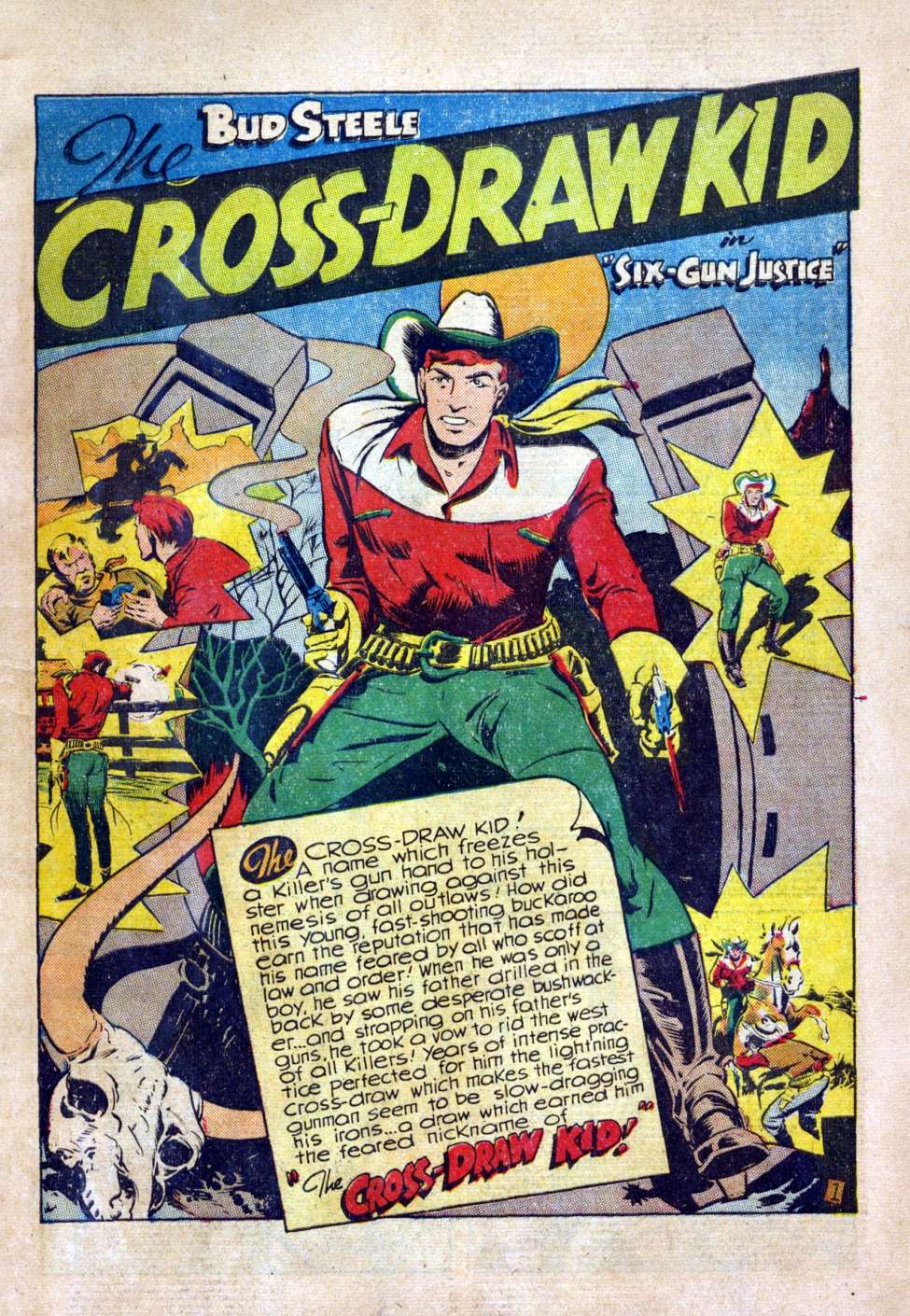 Western Adventures, No 1. Preview Page.