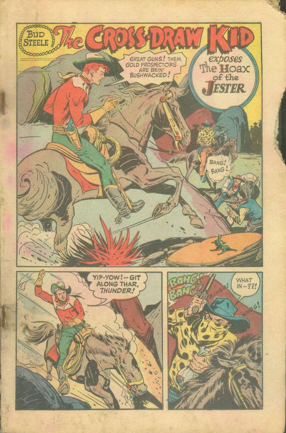 Western Adventures,  No 3.  Preview Page.