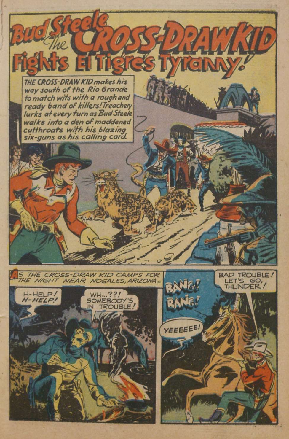 Western Adventures, No 4. Preview Page.
