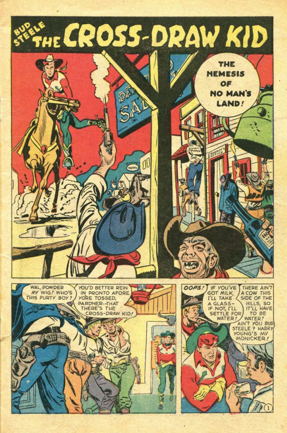 Western Adventures, No 6. Preview Page.