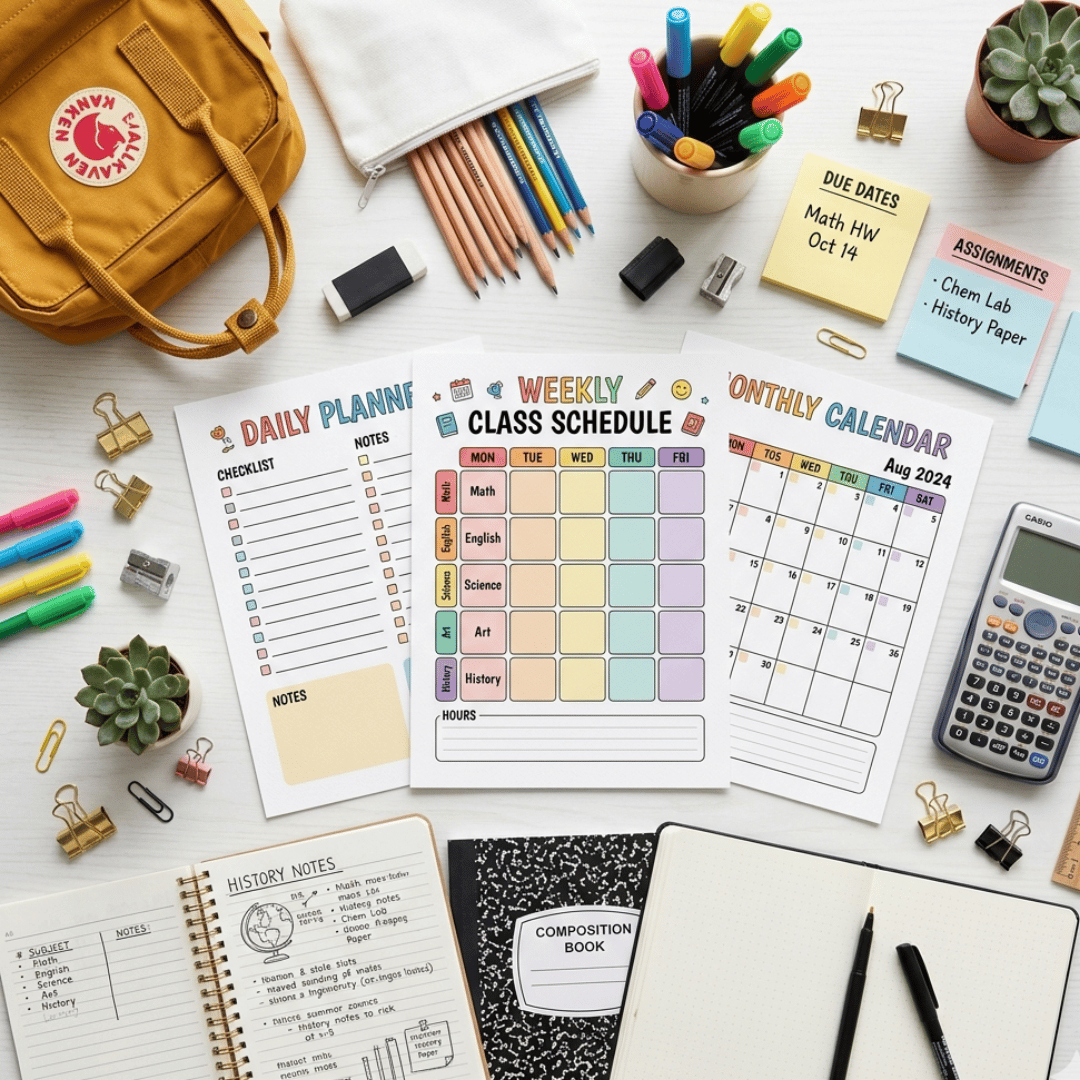 class schedule template