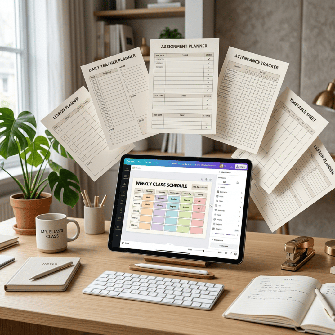 class schedule template