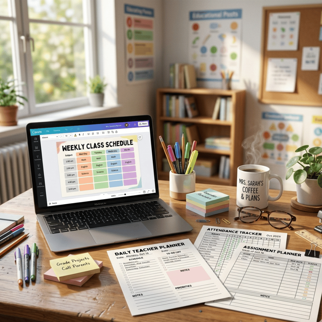 class schedule template