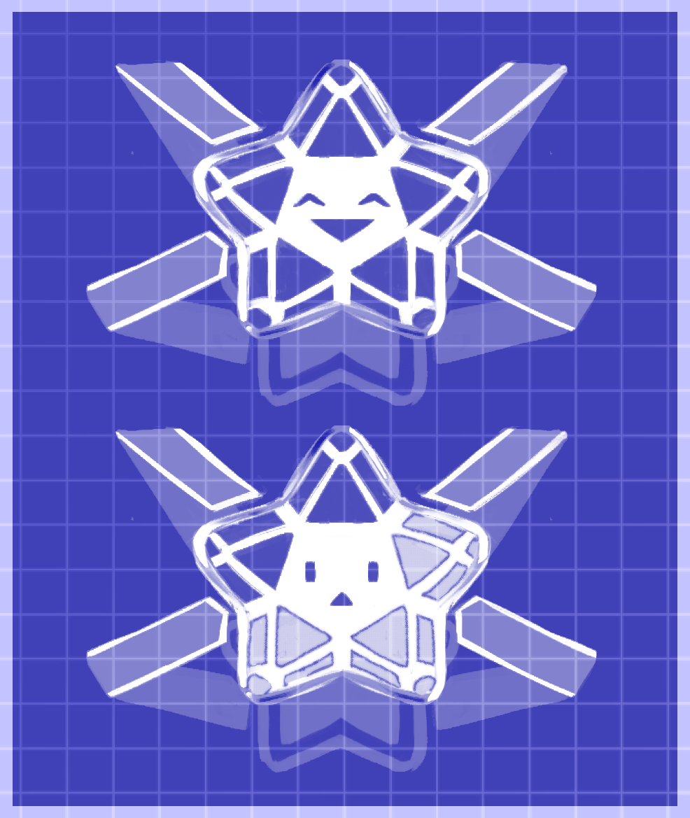 LMP lasertag vest blueprint sketch